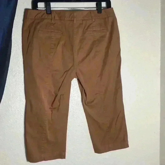 TALBOTS SIGNATURE CAPRI PANTS SIZE 10P - Picture 2 of 3